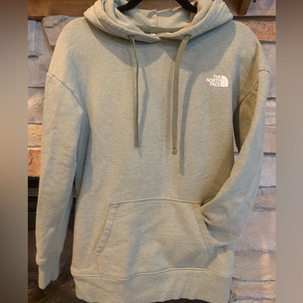 North Face Fleece hoodie, SAGE color
